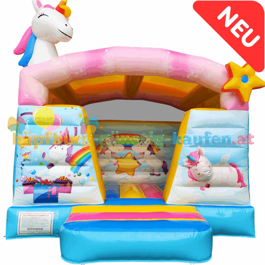 Hüpfburg Einhorn Mini