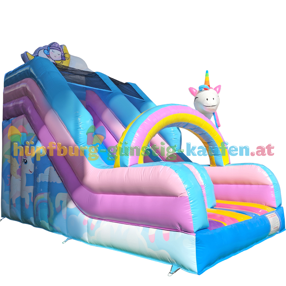 Hüpfburg Rutsche Einhorntraum – Bild 11