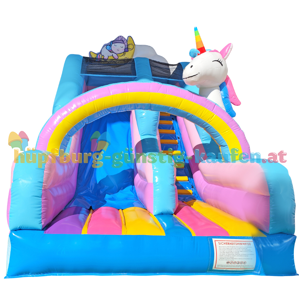 Hüpfburg Rutsche Einhorntraum – Bild 12