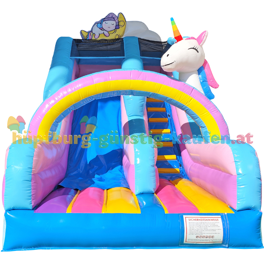 Hüpfburg Rutsche Einhorntraum – Bild 5